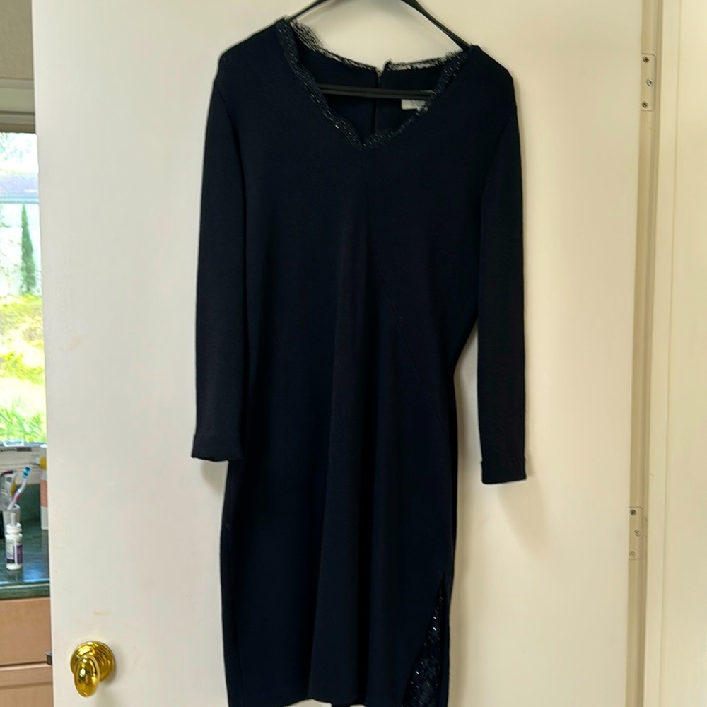 Black St. John dress